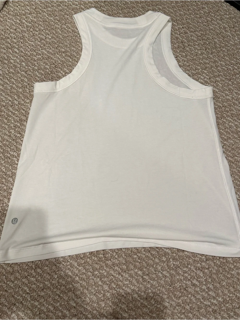LULULEMON NWOT Jersey Training Tank Top - White, Sz 6